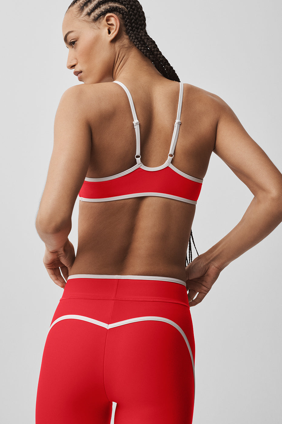 Airlift Charger Bra - Bright Red/White — Alo Yoga | Authentic India
