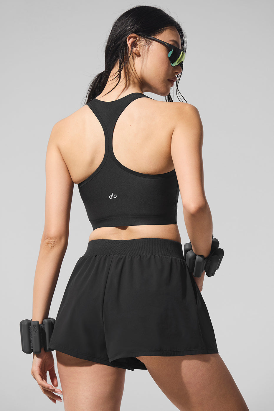 Airlift Super Sleek Bra Tank - Black — Alo Yoga | Authentic India