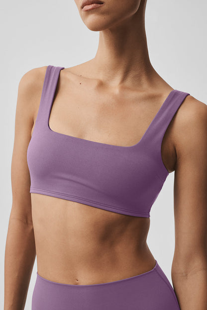 ALO Softsculpt Precision Bra - Plum Kiss — Alo Yoga | Authentic India