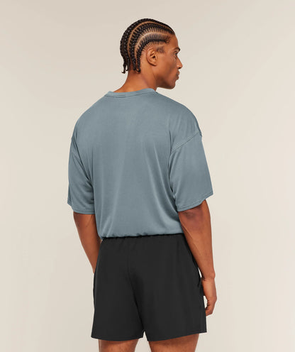 GYMSHARK Washed Pastels T-Shirt Stealth Blue/Wash