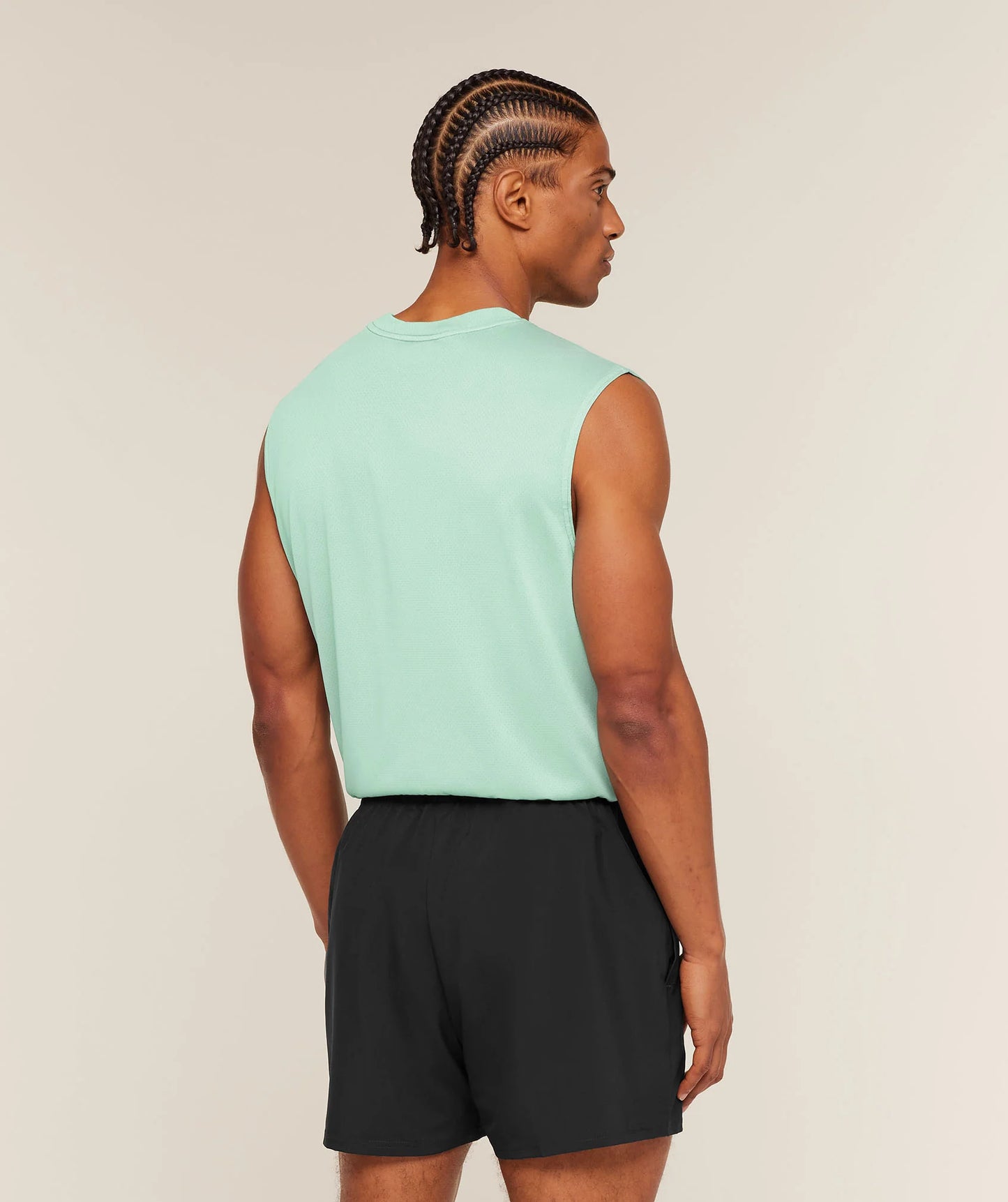 GYMSHARK Washed Pastels Tank Pop Turquoise/Wash