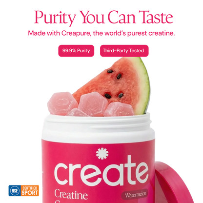 CREATE Creatine Monohydrate Gummies 'Watermelon'