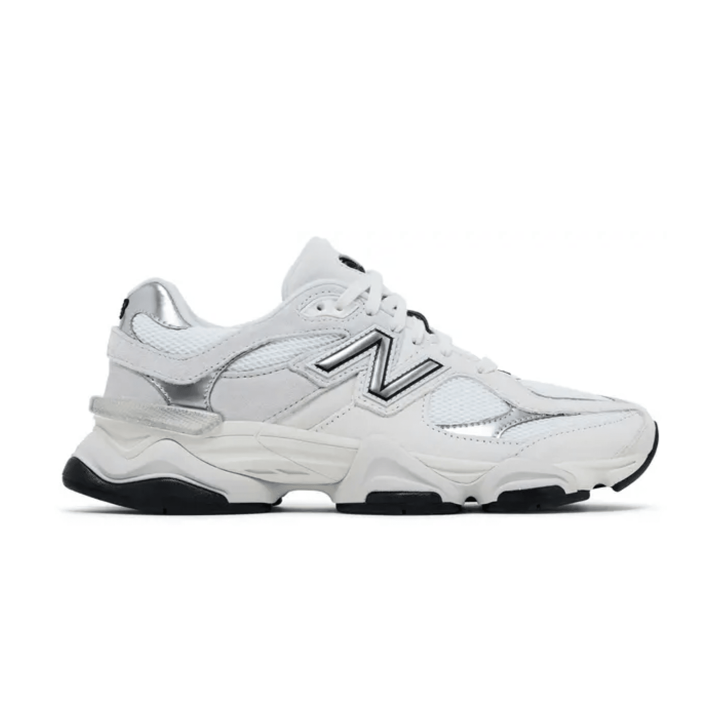 New Balance 9060 White Black Metallic Silver — NEW BALANCE | Authentic India