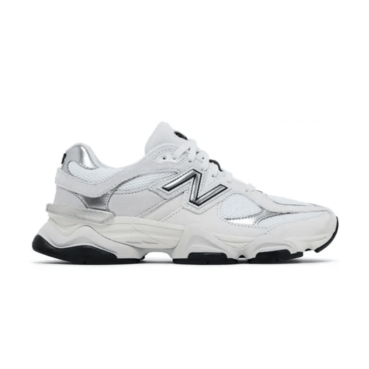 New Balance 9060 White Black Metallic Silver — NEW BALANCE | Authentic India