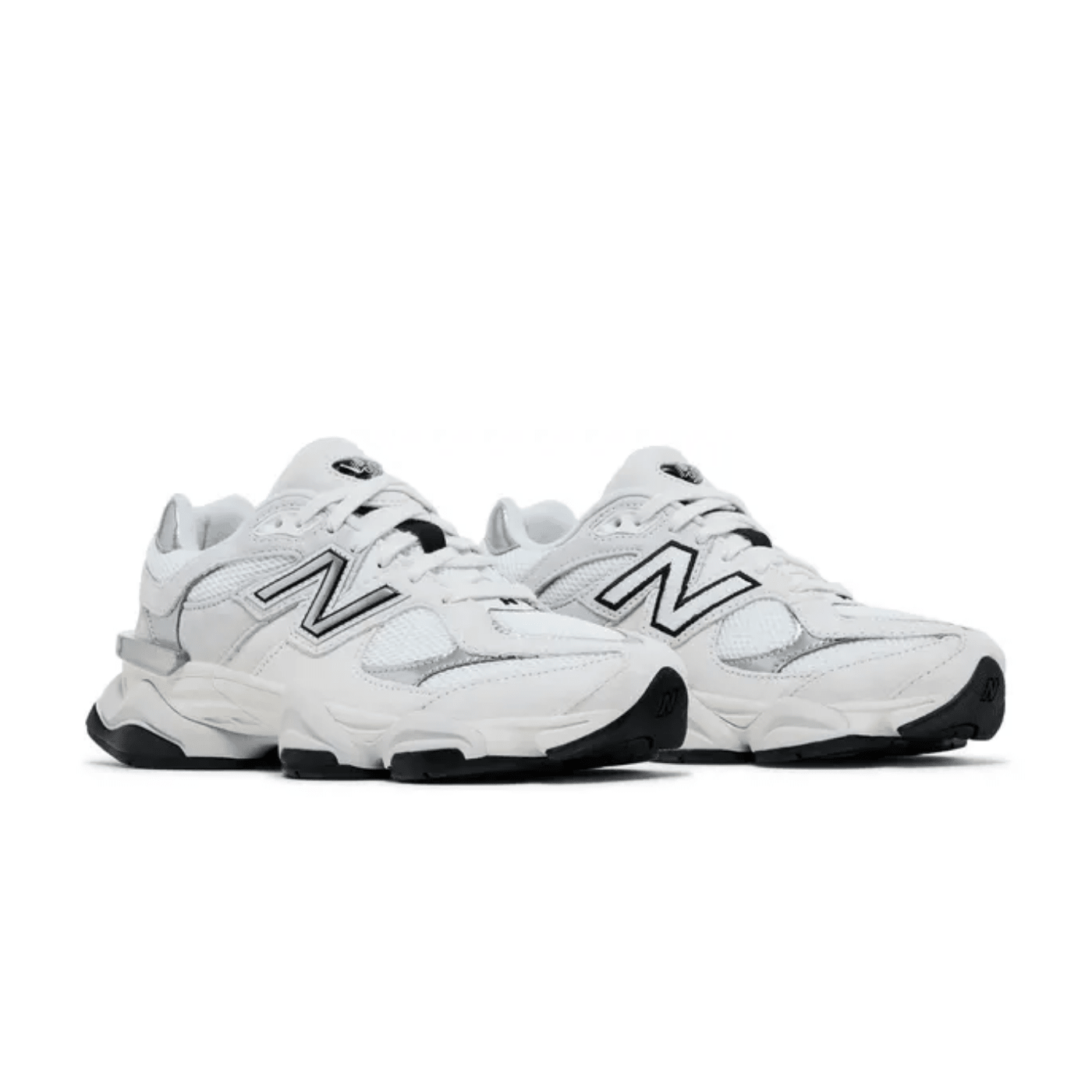 New Balance 9060 White Black Metallic Silver — NEW BALANCE | Authentic India