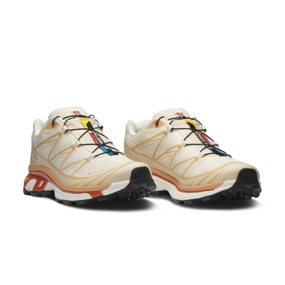 Salomon XT-6 Gore-Tex Almond Milk Soft Clay — SALOMON | Authentic India