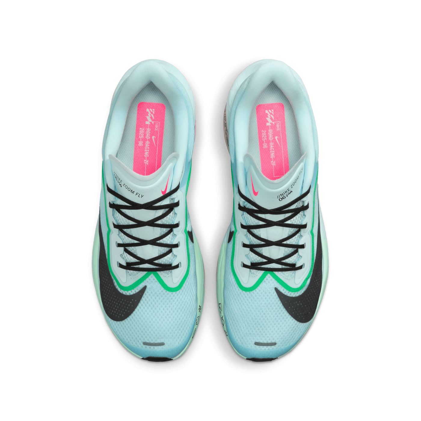 Nike Zoom Fly 6 Glacier Ice Hyper Pink Green Shock Black — NIKE | Authentic India