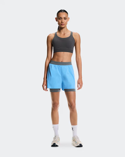 ON 3 Performance 2/1 Shorts Gourami | Rock — ON CLOTHING | Authentic India
