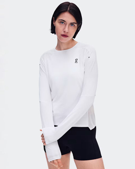 ON Performance Long-T White | Silver