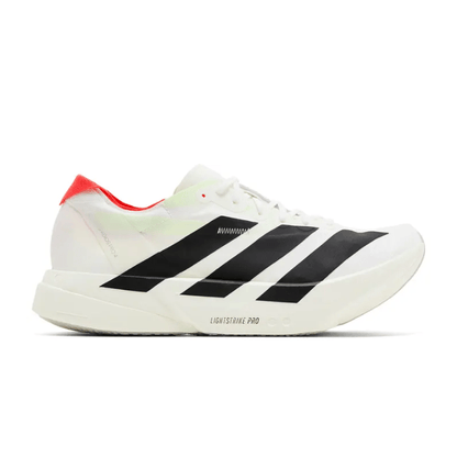 Adidas Adizero Adios Pro 4 White Black Red — ADIDAS | Authentic India