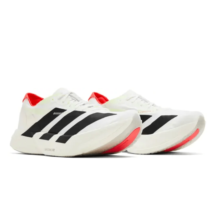 Adidas Adizero Adios Pro 4 White Black Red — ADIDAS | Authentic India