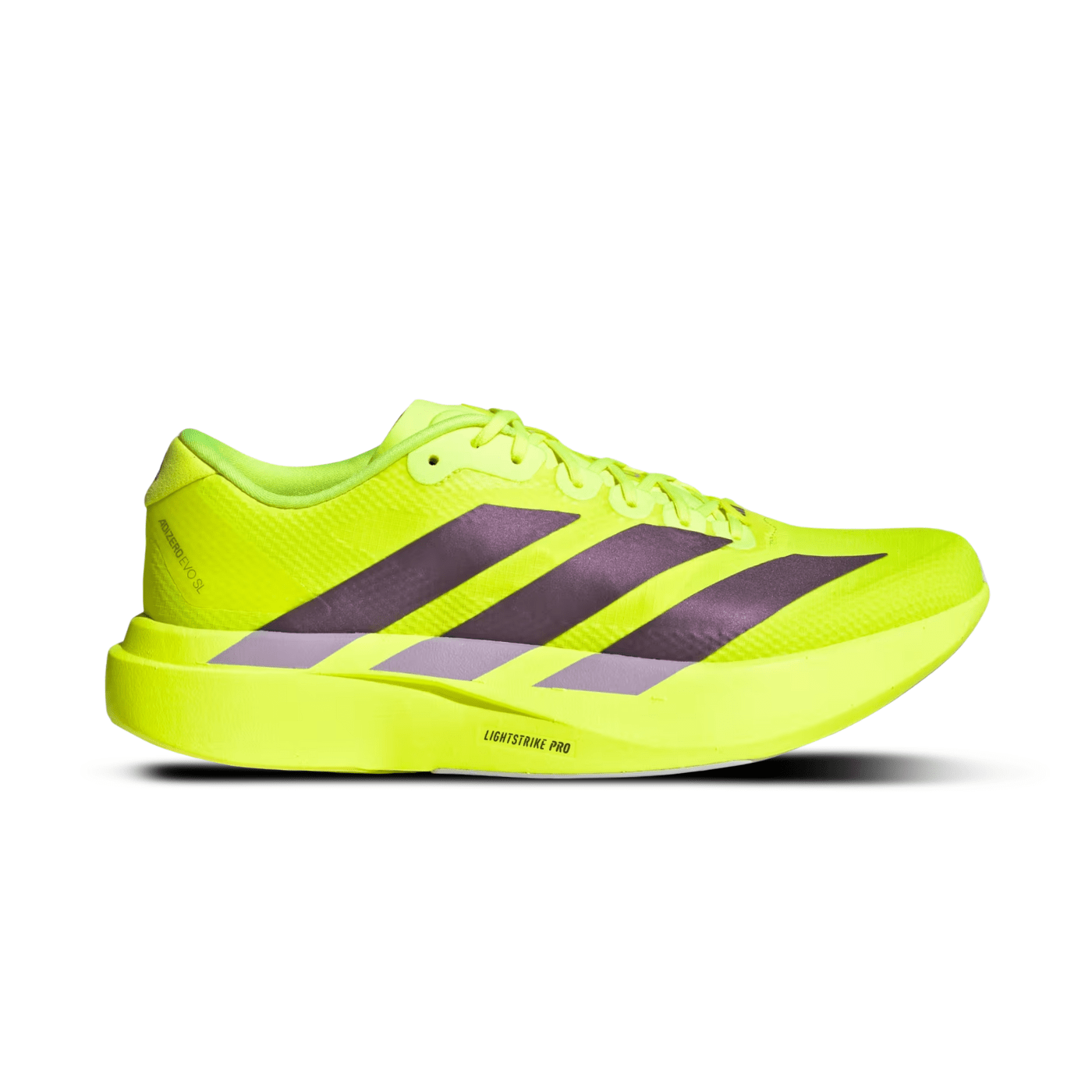Adidas Adizero Evo SL Solar Yellow Plum — ADIDAS | Authentic India