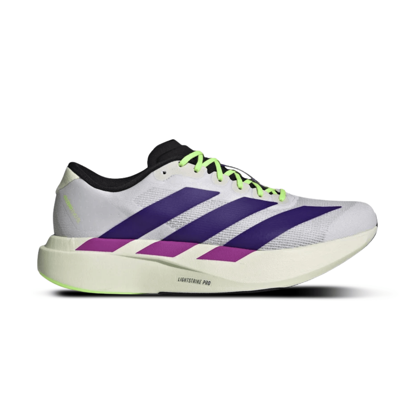 Adidas Adizero Evo SL White Purple Lime Burst — ADIDAS | Authentic India