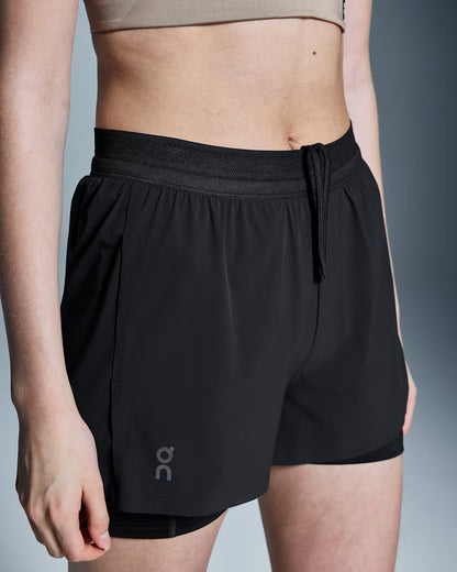 ON 3 Performance 2/1 Shorts Black — ON CLOTHING | Authentic India