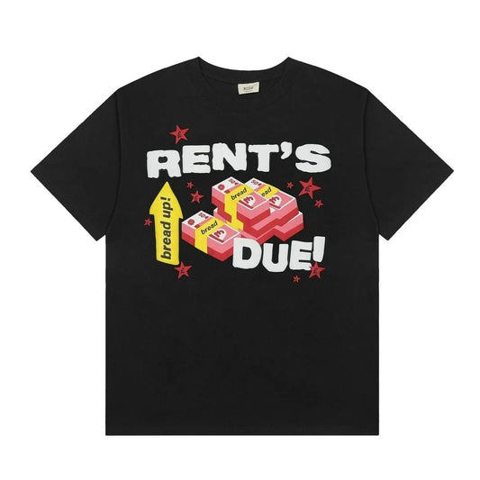 Broken Planet Market x Nemzzz Rents Due Tee Midnight Black