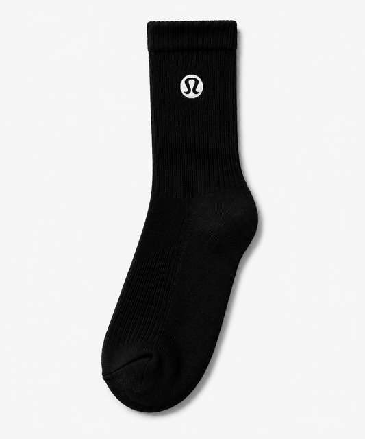 LULULEMON Crew Socks 3-Pack Black