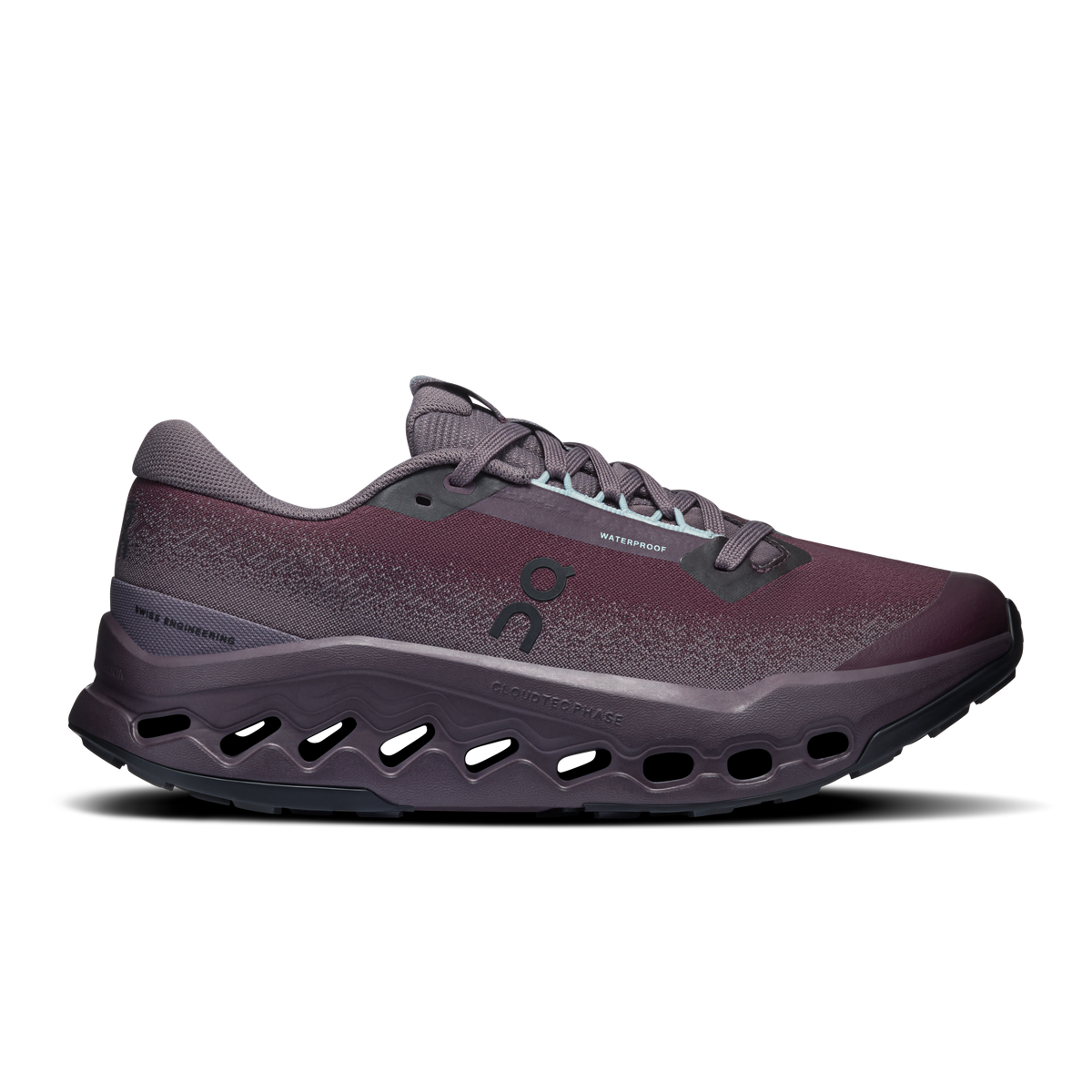 On Running Women's Cloudsurfer Trail 2 Waterproof Urchin | Pebble