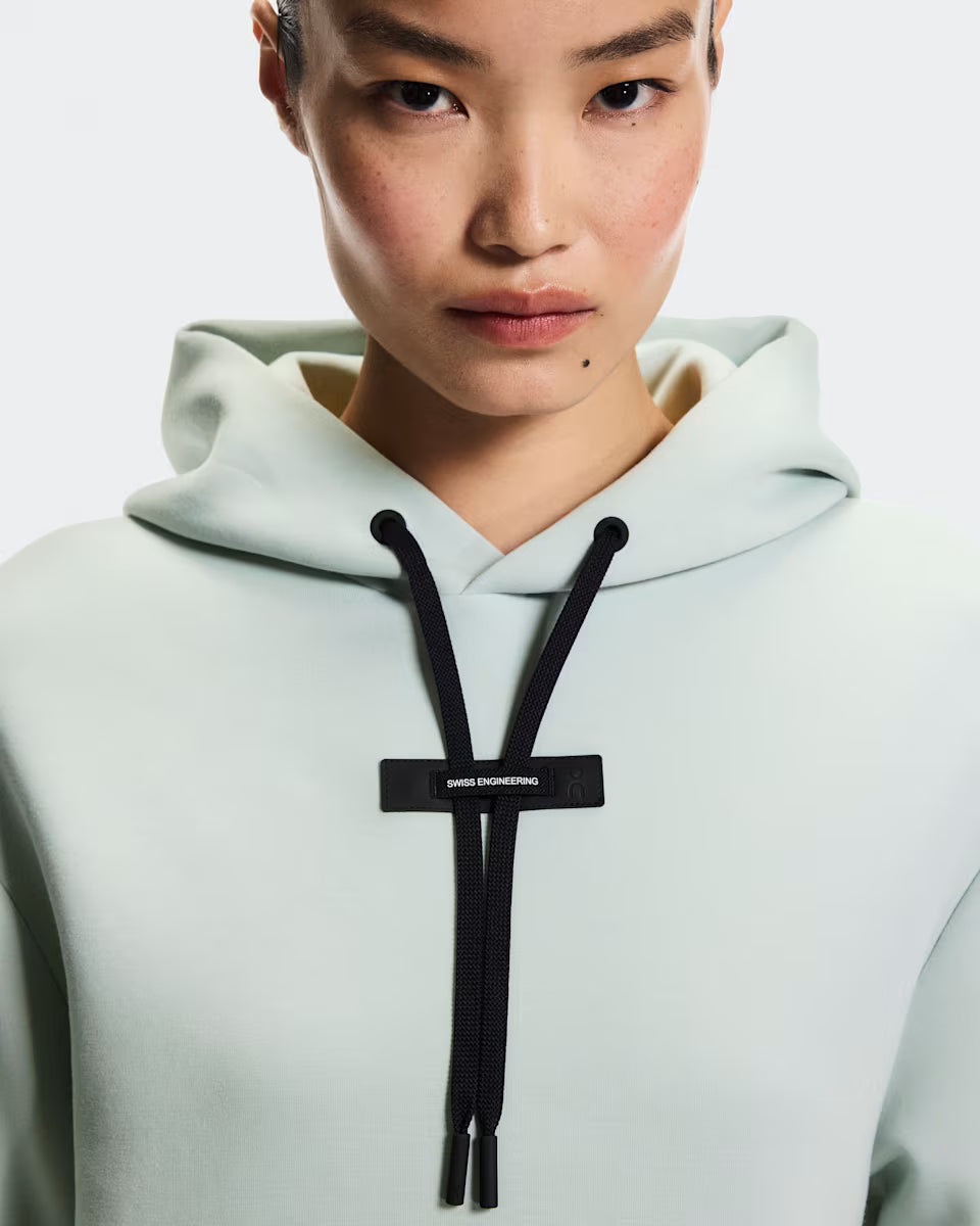 ON Focus Tech Hoodie Mineral — ON CLOTHING | Authentic India