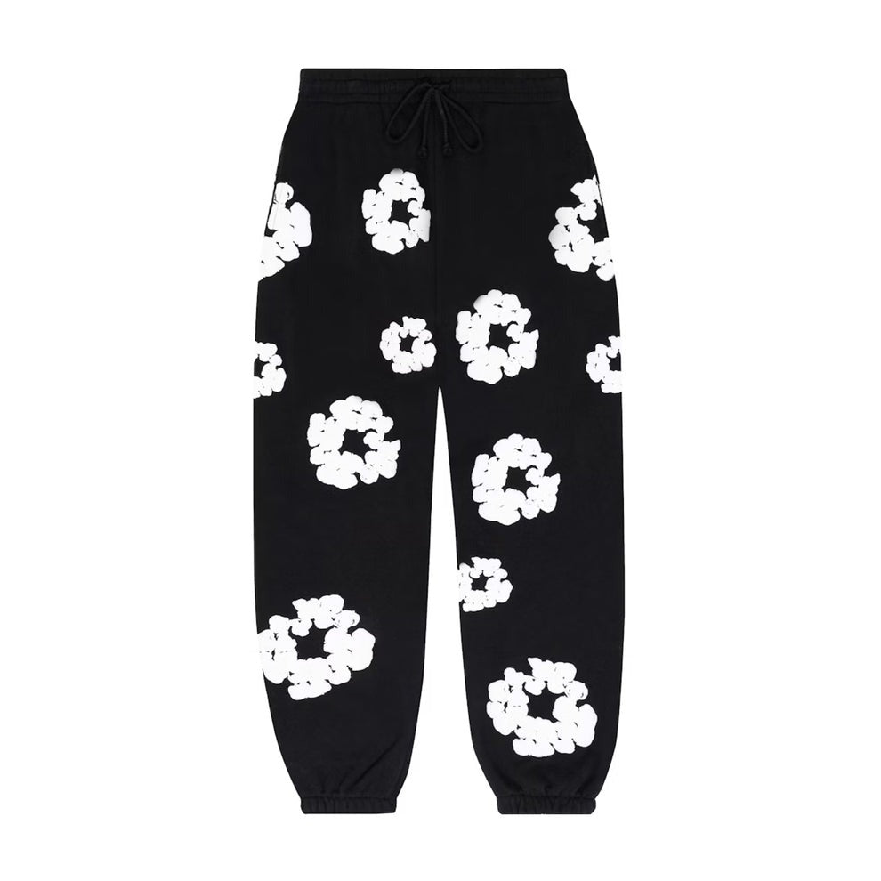 Denim Tears The Cotton Wreath Sweatpants Black