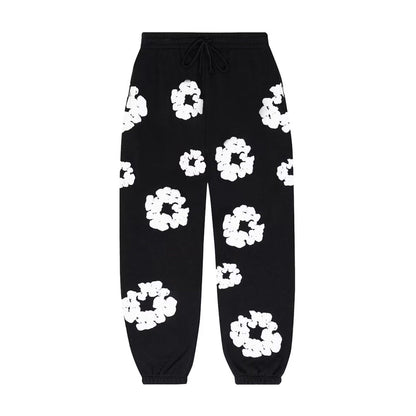 Denim Tears The Cotton Wreath Sweatpants Black