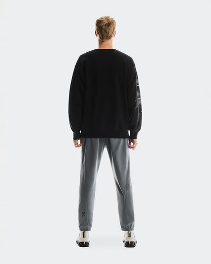 ON Club Crew Graphic Black — ON CLOTHING | Authentic India