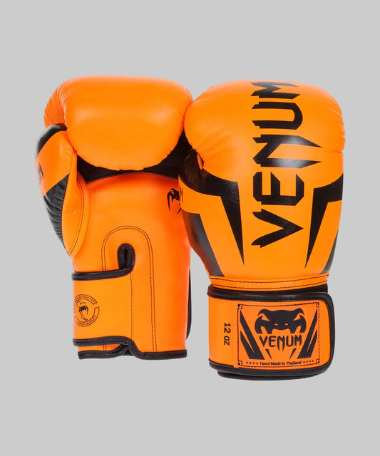 Venum Elite Boxing Gloves-Orange/Black — VENUM | Authentic India