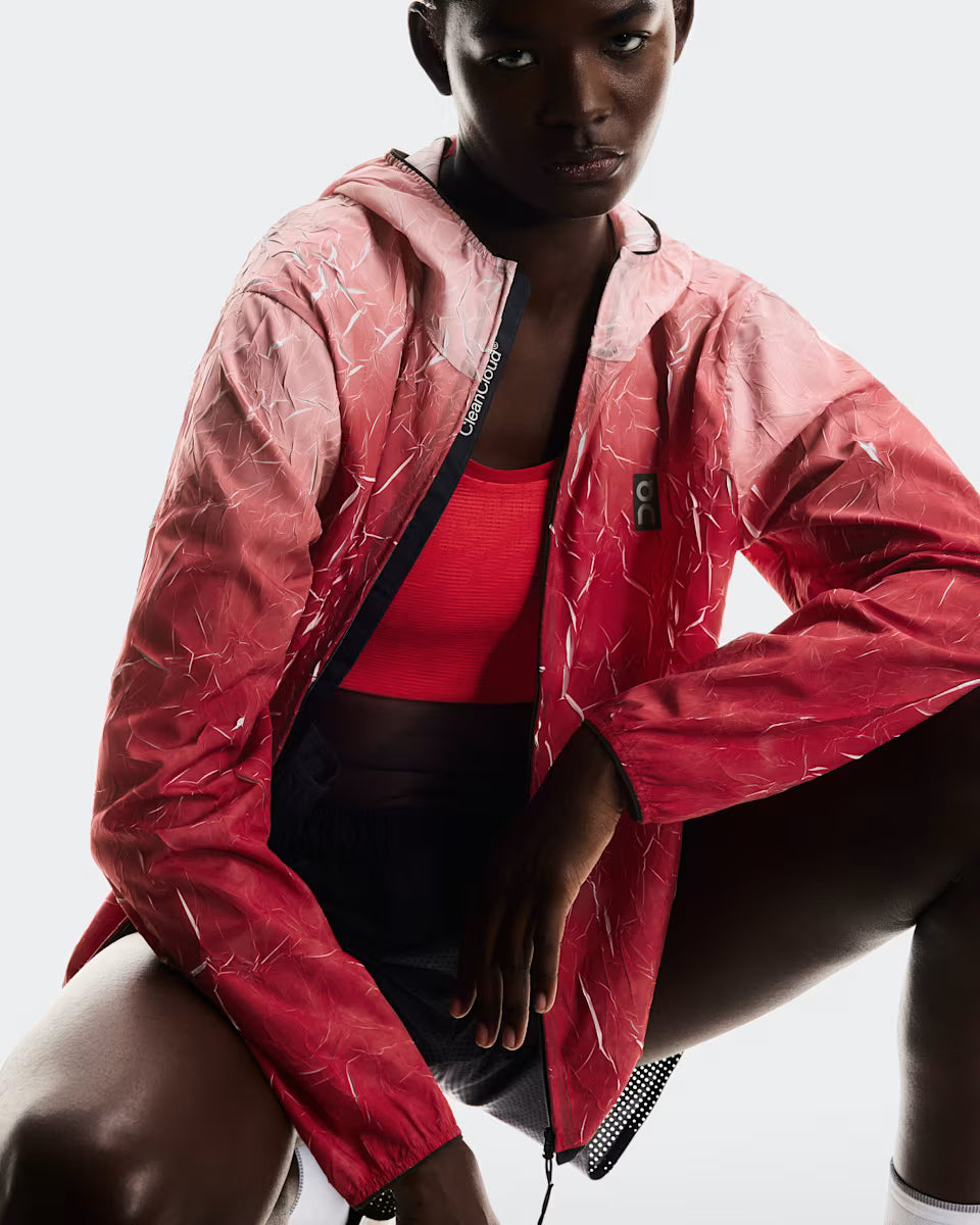 ON Womens Pace Run Jacket Red — ON CLOTHING | Authentic India