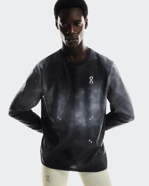 ON Pace Mesh Long-T Black — ON CLOTHING | Authentic India