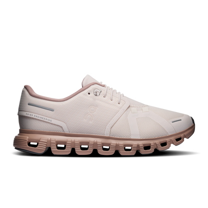 On Running Women's Cloud 6 Oyster | Biscuit