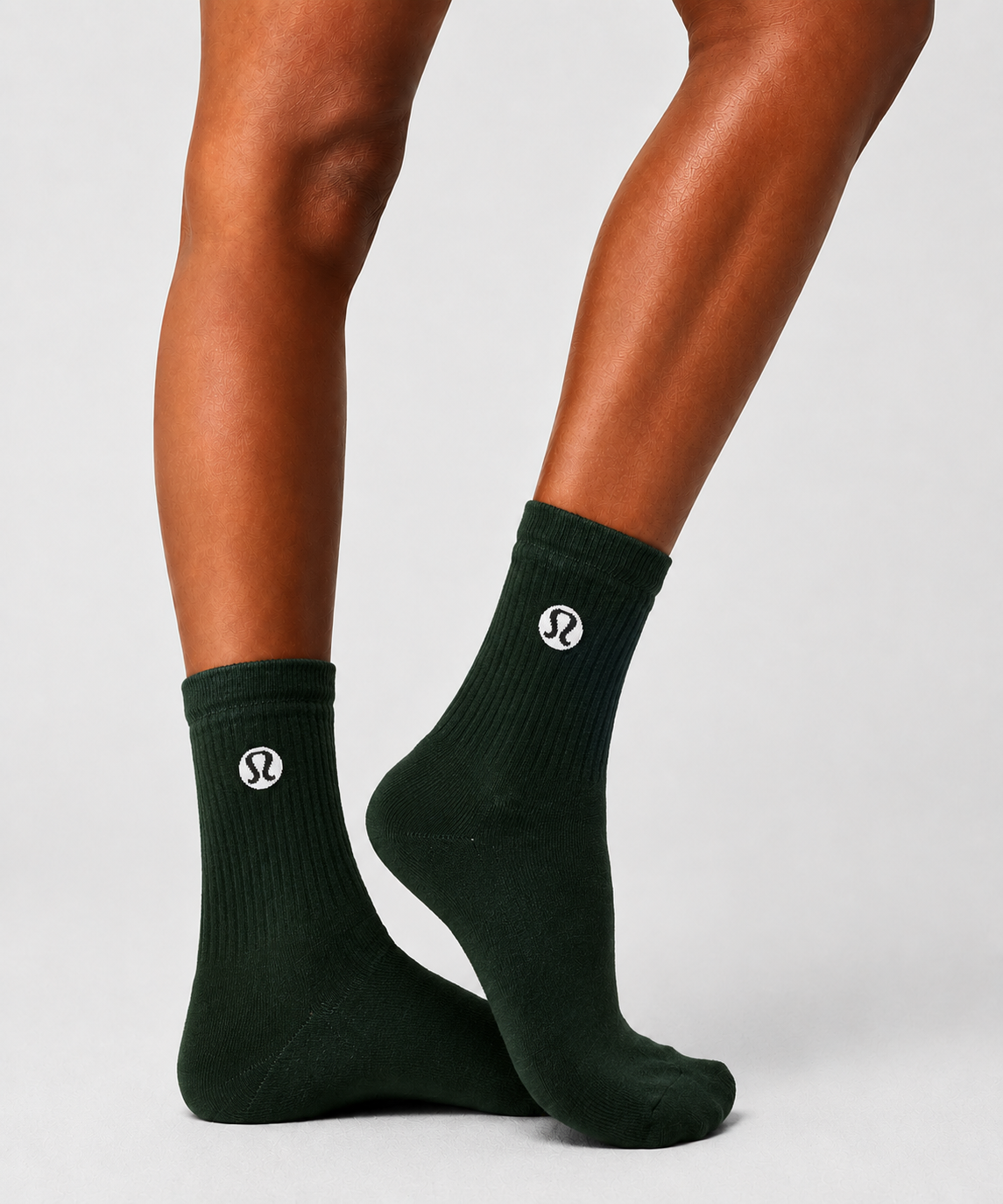 LULULEMON Crew Socks 3-Pack Dark Green