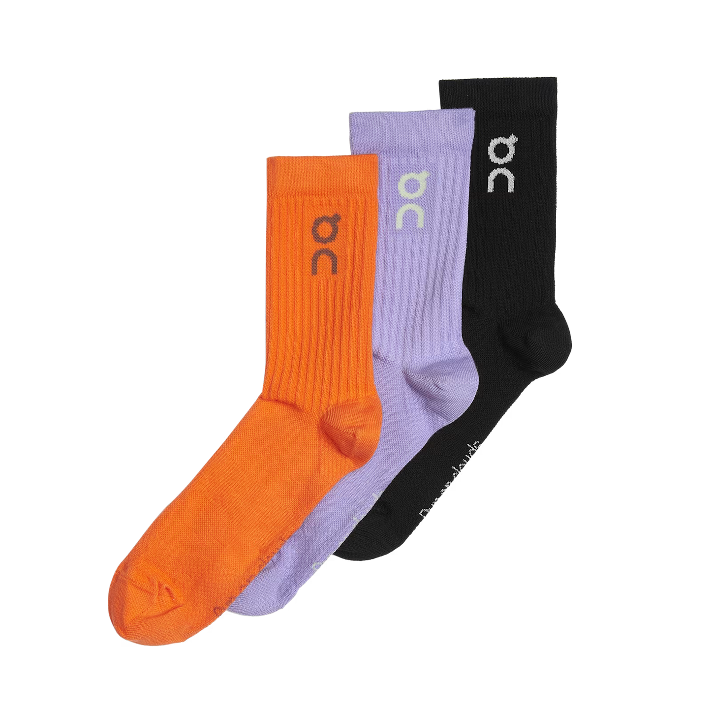 ON Logo Sock 3-Pack Comet | Flame — ON CLOUD | Authentic India