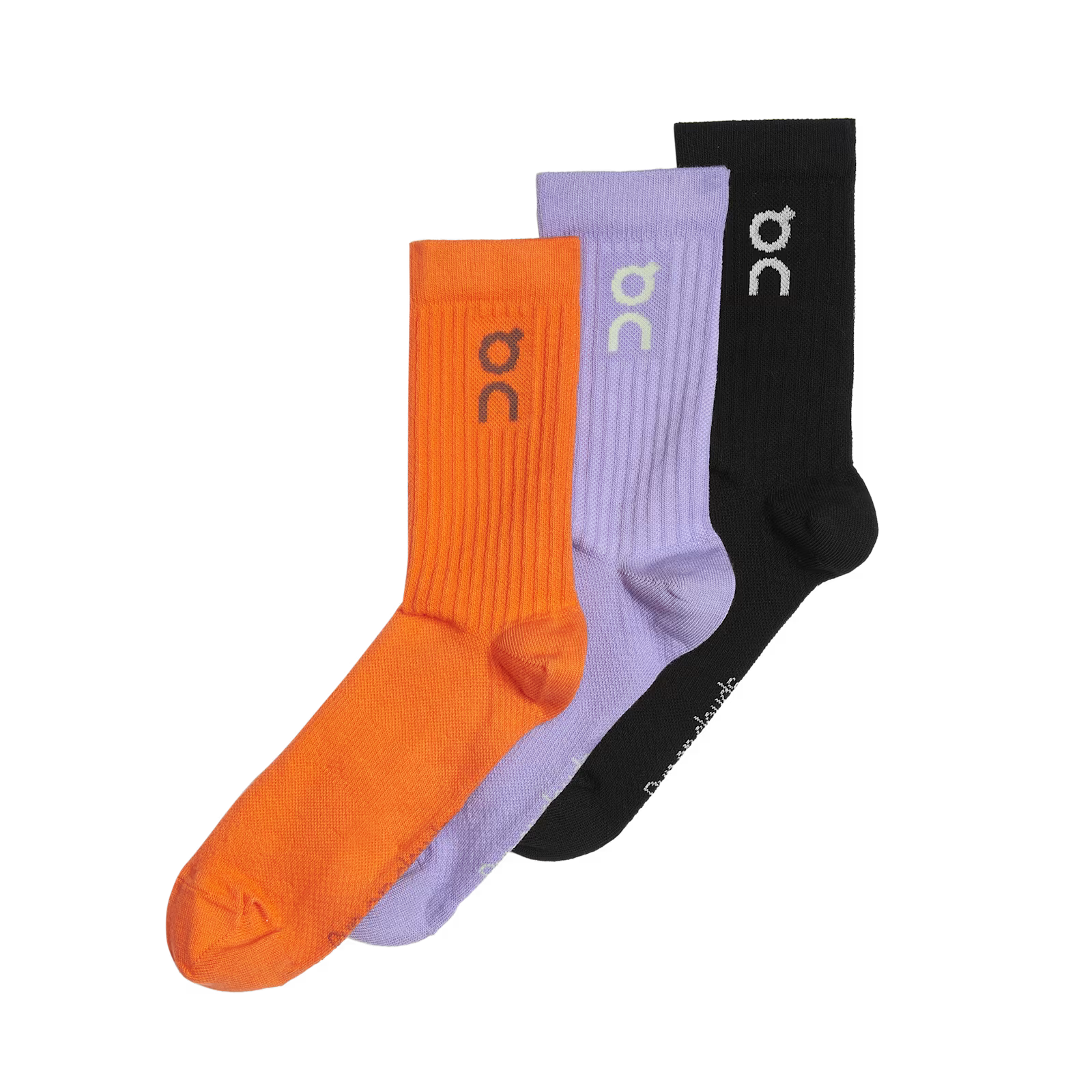 ON Logo Sock 3-Pack Comet | Flame — ON CLOUD | Authentic India