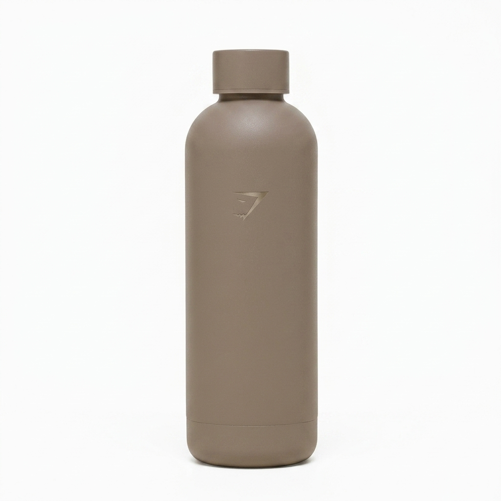 Gymshark 500Ml Bottle Mushroom Grey