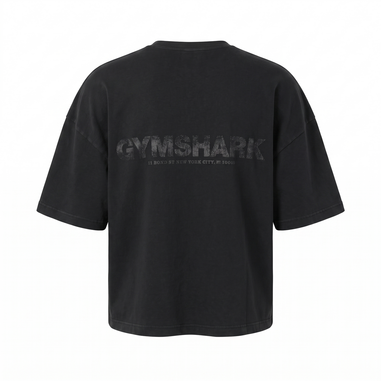 GYMSHARK Accent Boxy T-Shirt Black
