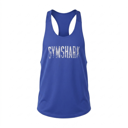 GYMSHARK Accent Tank Force Blue