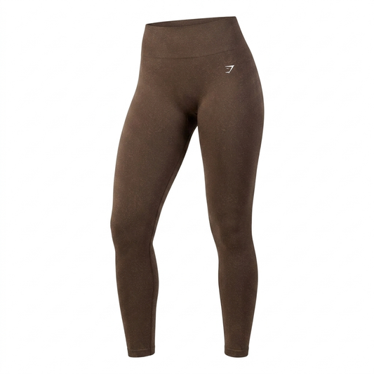 Women's Gymshark Adapt Fleck Seamless Leggings Soft Brown