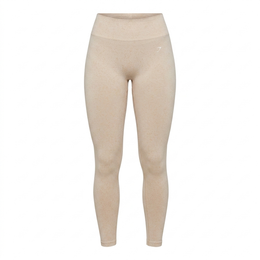 Women's Gymshark Adapt Fleck X Whitney Seamless Leggings Mineral | Coconut White