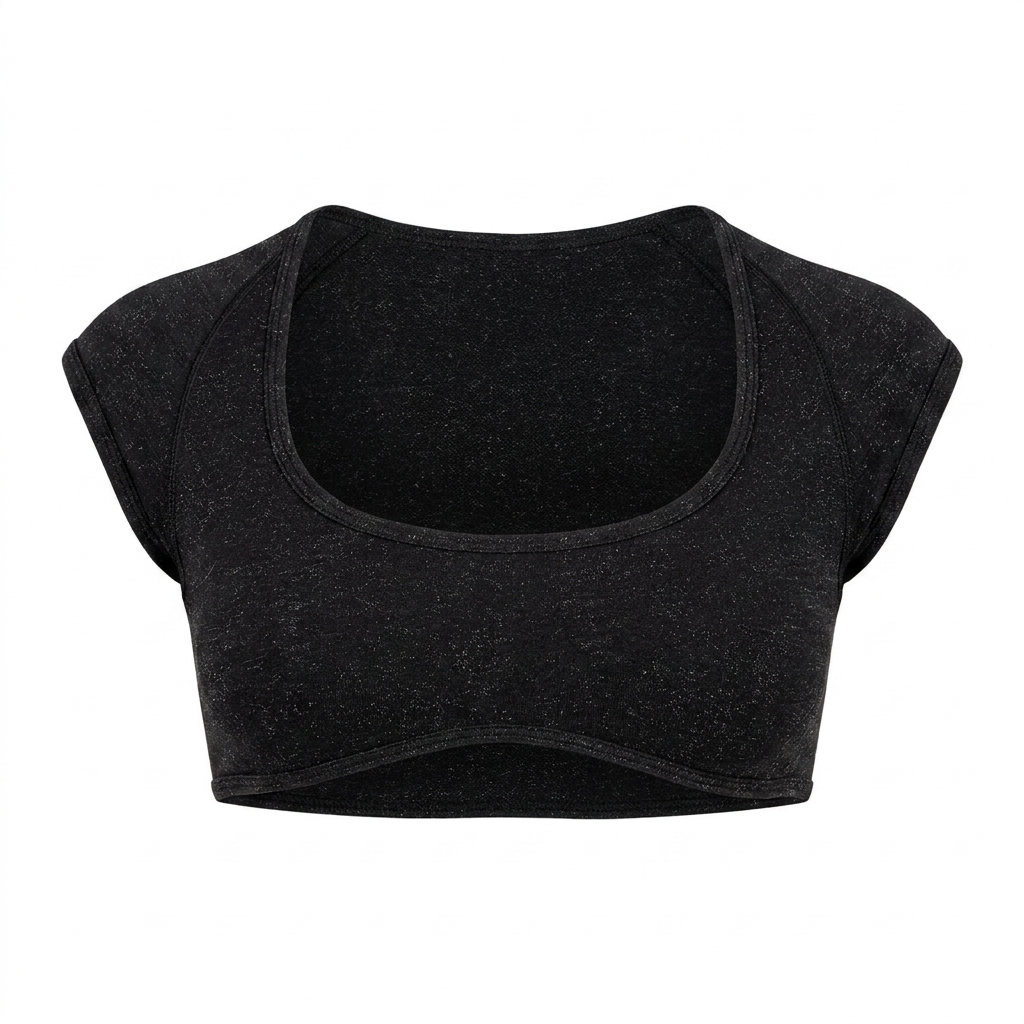 Women's Gymshark Adapt Fleck X Whitney Short Sleeve Crop Top Black