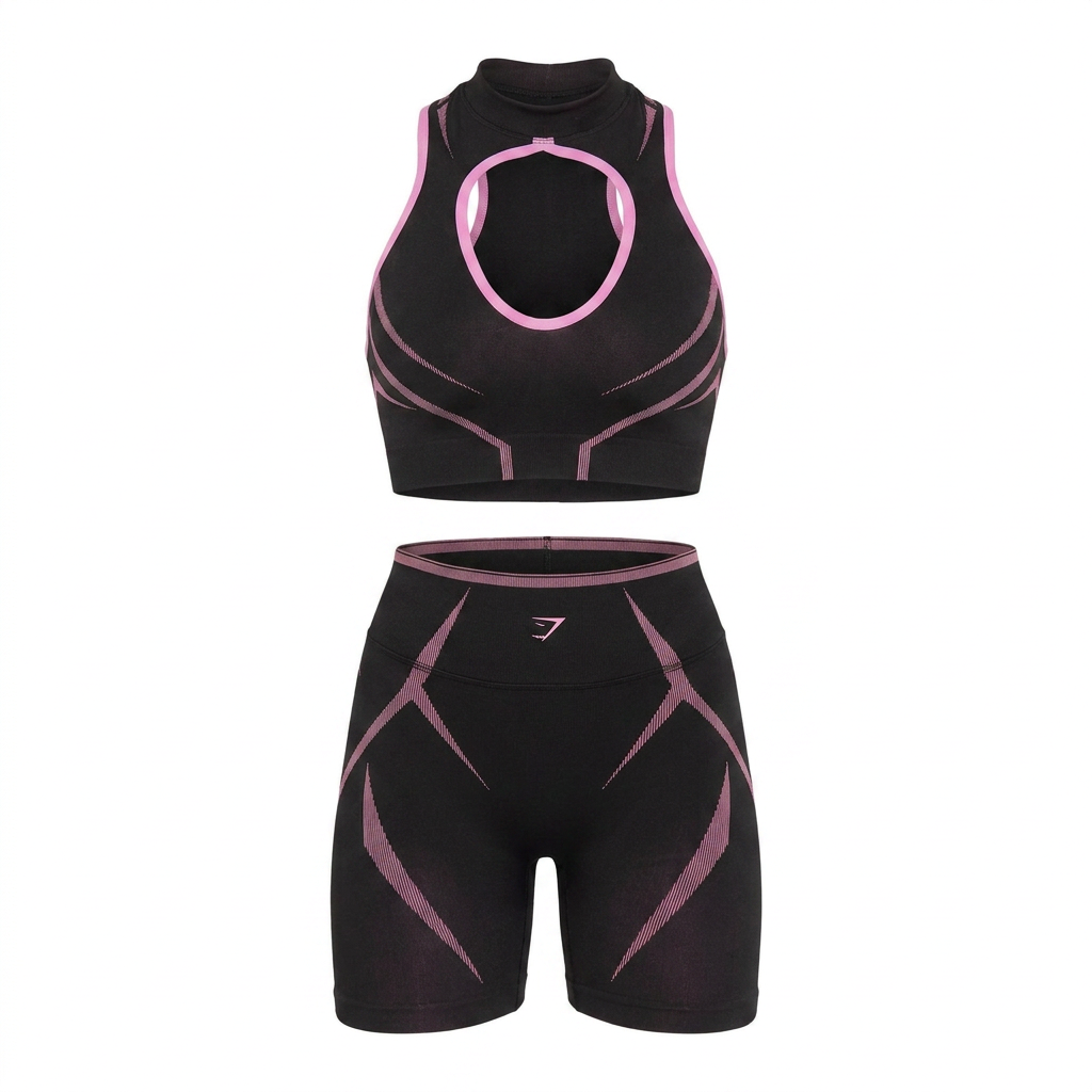 Women's Gymshark Apex Lift Seamless Crop Top Darkest Purple