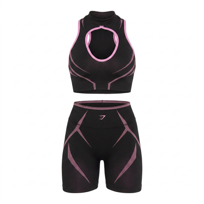 Women's Gymshark Apex Lift Seamless Crop Top Darkest Purple