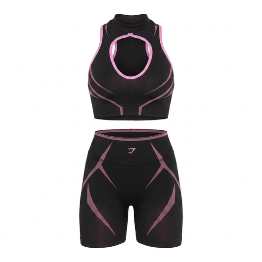 Women's Gymshark Apex Lift Seamless Crop Top Darkest Purple