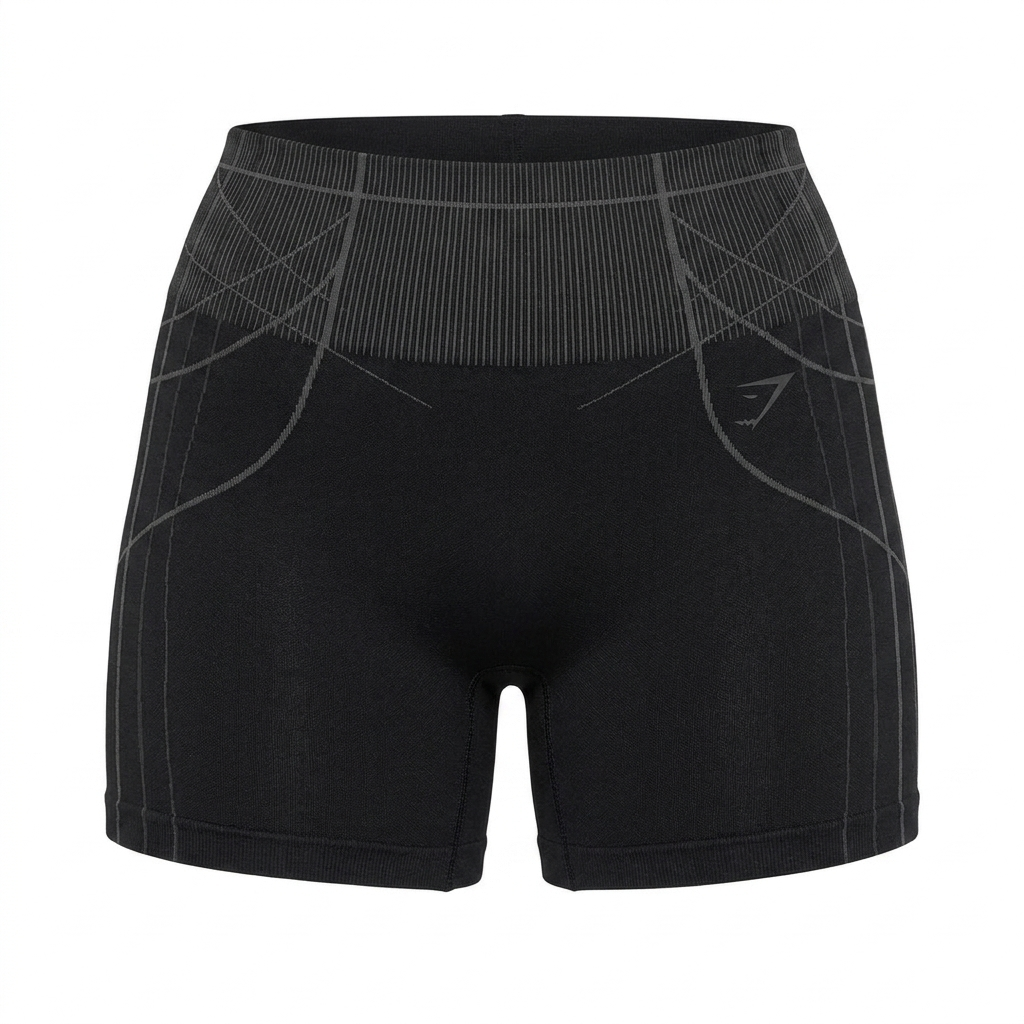 Women's Gymshark Apex Seamless Shorts Black