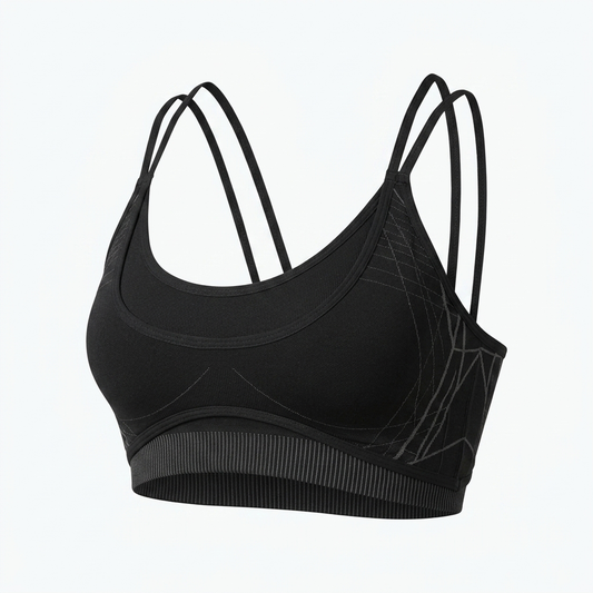 Women's Gymshark Apex Seamless Strappy Sports Bra Black
