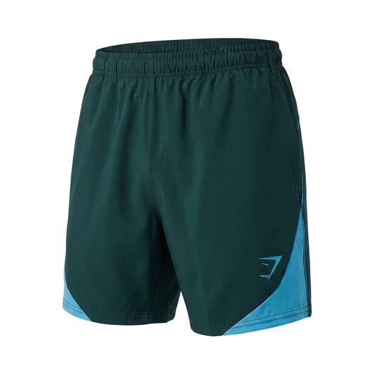 Gymshark Arrival Block 6" Shorts Deep Petrol Blue