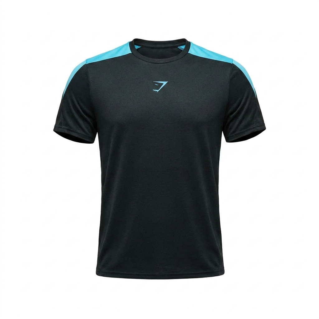 Gymshark Arrival Block T-Shirt Deep Petrol Blue