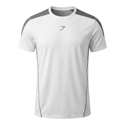 Gymshark Arrival Block T-Shirt White
