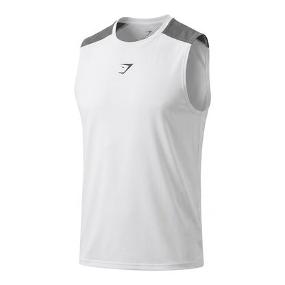 Gymshark Arrival Block Tank White