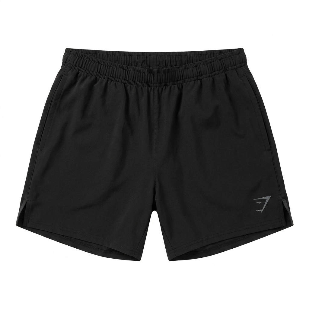 GYMSHARK Arrival Contrast Shorts Black