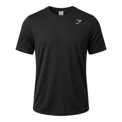 GYMSHARK Arrival Regular Fit T-Shirt Black