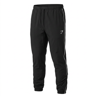 Gymshark Arrival Woven Block Joggers Black